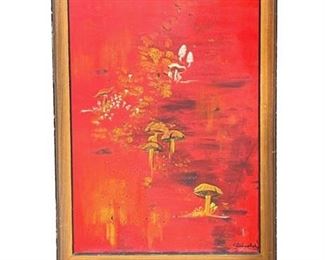Lot 170
Carol Winold 'Contemporary Mushrooms' Acrylic on Canvas
