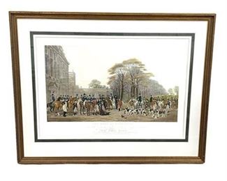 Lot 181
Wm & Henry Barraud 'The Meet at Badminton' Framed Reproduction