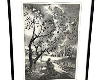 Lot 237
Sr. M Lucia 'Crest of Youth' Signed 1972 Lithograph 4/1
