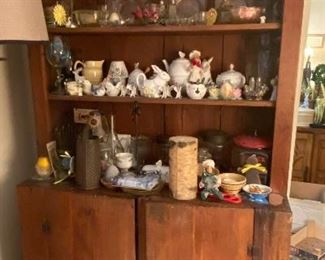 Primitive Stepback Cupboard