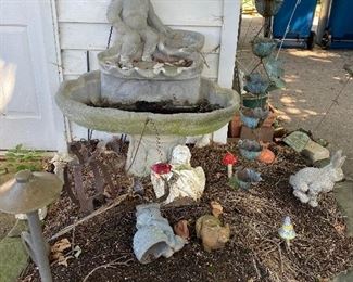Assorted Statuaries and Fountains
