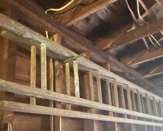 Primitive Wooden Ladders