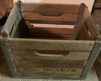 Old Biltmore Farms Dairy Crate Winston Salem, N.C.