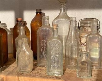 Old Medicine and Household Bottles