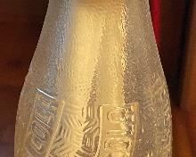 Old Double Dot paper Label Pepsi Cola Bottle
