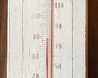 Old Weaver Fertilizer Advertising Thermometer Norfolk, Va. and Winston Salem, N.C.