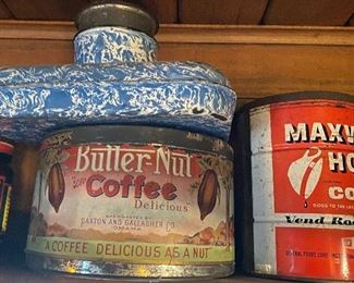 Old Coffee Tins