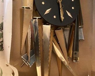 Mid-century Starburst Clock
