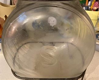 Early Sellers Hoosier Jar with Stand