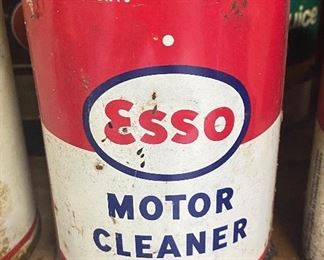 Old Esso Motor Cleaner Can