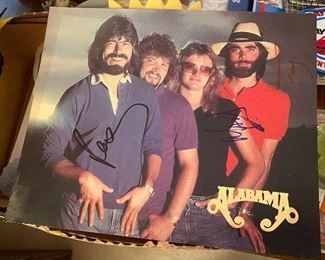 Signed Alabama Poster