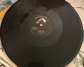 Elvis Presley 78 Record (RCA Hound Dog)