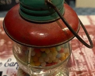 Old Figural Lantern Candy Container