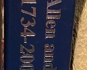 Zacariah Allen Genealogy Book