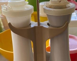 Miniature Tupperware Salt and Pepper Shakers