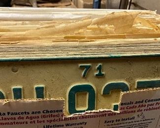 1970's North Carolina License Plates