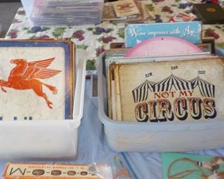 Lots and lots of Reproduction Advertising Metal Signs