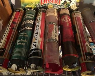 large collection of tobacco advertising and promo items many in original packaging
