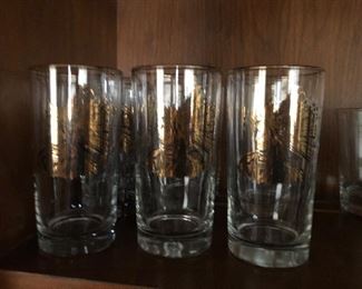 midcentury barware with Indian Chiefs