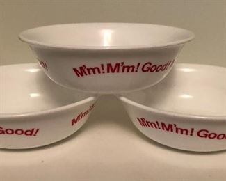Campbell's soup Corelle dishes