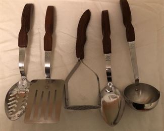 Midcentury serving and barware