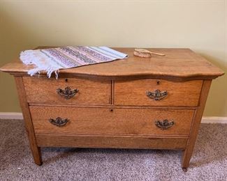 Antique Solid Wood Dresser