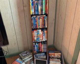 DVD and VHS Movies CDs and Portable DVD Player