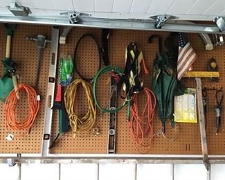 Garage Tools Everything On the Wall