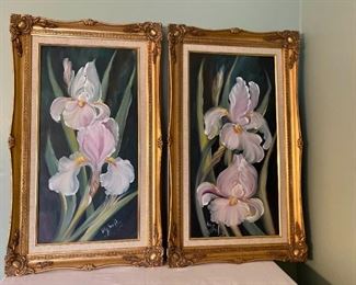 Iris Painting by Betty Jane Posey