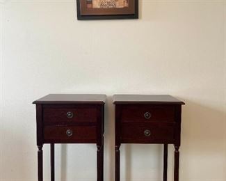 Matching Bombay Tables with Framed Art