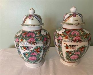 Oriental Ginger Jar Pair