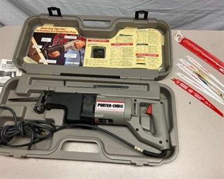 Porter Cable Heavy Duty Tiger Saw In Original Case