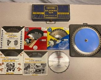 Saw Blades And Soldering Gun