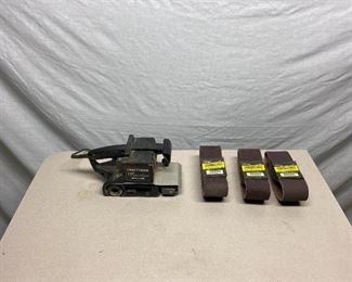 Sears Craftsman 1 Hp 3 Inch Belt Sander With Extra By Directional Sanding Belts