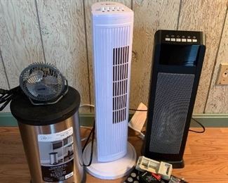 Tower Fan Heater And Batteries