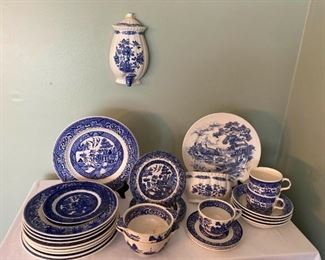 Vintage Blue and White Dishes