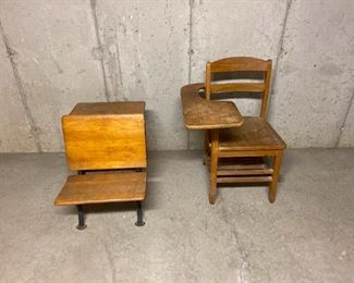 Vintage Childrens School Desks