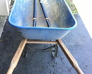 Wheel Barrow And Fiskars Titanium Trimmers