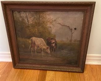 Wonderful painting that needs restoration.