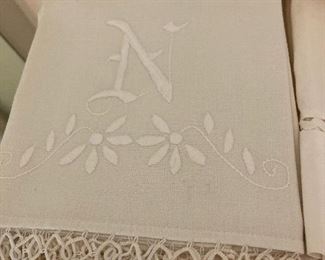 Monogrammed pillowcases 