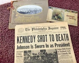 Lots of vintage ephemera