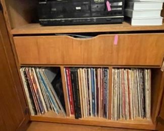 Vinyl record collection 