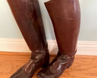 Antique riding boots 