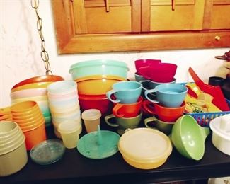 Vintage Tupperware and other Vintage Plastic Ware