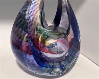 Signed art glass