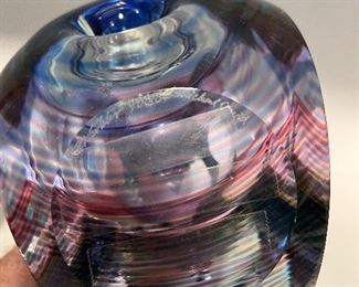Signed art glass