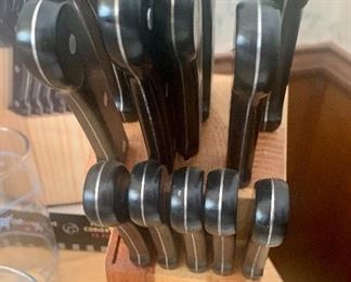 Revere Knives with Block