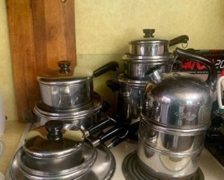 Vintage Revere Ware with Copper Bottoms