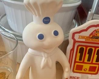 Vintage Pillsbury Doughboy 1971 Poppin' Fresh 7" Soft Vinyl Doll Swivel Head