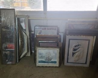 Assorted Framed Art